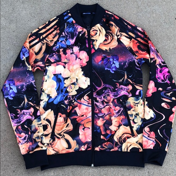 adidas flowers jacket